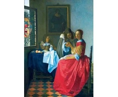 Bluebird Puzzle Bluebird Dėlionė 1000 vnt. - Mergina su taure vyno