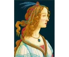 Bluebird Puzzle Bluebird Dėlionė 1000 vnt. - Sandro Botticelli: Jaunos moters portretas, 1480 m.