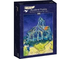 Bluebird Dėlionė 1000 vnt. - Vincentas Van Gogas: Overo bažnyčia (The Church at Auvers)