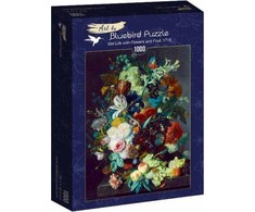 Bluebird Puzzle Bluebird Dėlionė 1000 vnt. - Natiurmortas su gėlėmis ir vaisiais, 1715