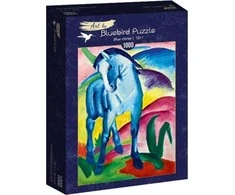 Bluebird Dėlionė 1000 vnt. - Franz Marc: Mėlynasis arklys I
