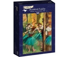 Bluebird Puzzle Bluebird Dėlionė 1000 vnt. - Edgaras Dega: Šokėjos, rožinė ir žalia