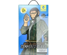 Blueo 5D Mr. Monkey Glass – Apple iPhone 14 Pro juodas (stiprus matinis)