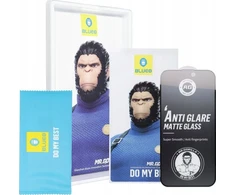 Blueo 5D Mr. Monkey Glass – Apple iPhone 16 Pro juodas (stiprus matinis)