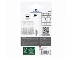 Bluetooth adapteris TnB 6.0 į USB USB-A T''nb prie PC Windows 11 10 8 7 Nuotolis 20 m / Adabt6 (SB12148)