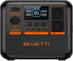 Bluetti AC70P nešiojamoji elektros energijos stotis
