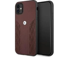 Apple iPhone 11 BMW dėklas odinis Curve Perforate (BMHCN61RSPPR) raudonos spalvos