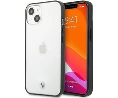 Apple iPhone 13 Mini BMW dėklas Signature Collection (BMHCP13SPCUMRBK) skaidrus