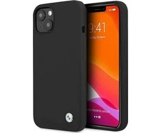 Apple iPhone 13 Mini BMW dėklas silikoninis Signature (BMHCP13SSILBK) juodos spalvos