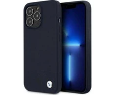 Dėklas BMW Case BMHCP13XSILNA skirtas Apple iPhone 13 Pro Max 6.7", mėlynas