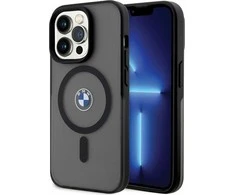 Apple iPhone 14 Pro Max BMW dėklas Signature MagSafe (BMHMP14XDSLK) juodos spalvos
