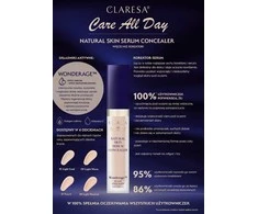Claresa Natural Skin Serum Maskuoklis 1P Peach, 7 ml