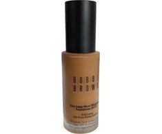 Bobbi Brown Skin Longwear skystas makiažo pagrindas be parabenų su matiniu efektu C-076 Cool Golden SPF 20, 40 ml