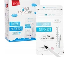 Bocioland 0199 PIENO MAIŠELIAI 200ML 50VNT BL019