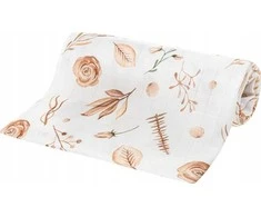 Rankšluostis Bocioland BOCIOLAND-BOC0366-BAMBUKINĖS VYSTYKLĖS 120 X120CM BOHO GĖLĖS