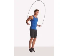 Body Sculpture Šokinėjimo virvė su 2 x 100g svoriais BK 256