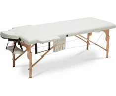 Bodyfit stalas, 2 dalių masažinė lova, medinė XXL (578)