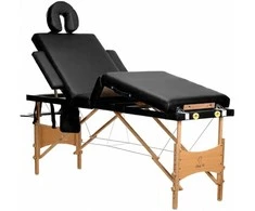 Bodyfit Stalas, 4 dalių medinis masažinis lova