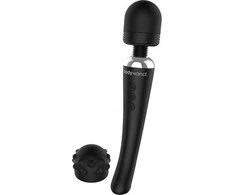 Bodywand - Curve Rechargeable Wand Massager Juodas