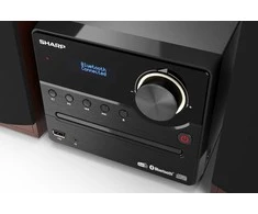 Muzikinis centras Sharp | Hi-Fi Micro System | XL-B517D(BR) | Brown | USB port | AUX in | Bluetooth | CD grotuvas | FM radio | Belaidė jungtis