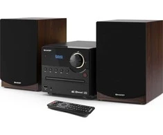 Muzikinis centras Sharp | Hi-Fi Micro System | XL-B517D(BR) | Brown | USB port | AUX in | Bluetooth | CD grotuvas | FM radio | Belaidė jungtis