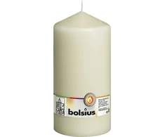 Žvakė, cilindrinė Bolsius ivory, 20 cm, ⌀9.8 cm
