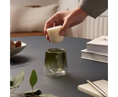 „Bolsius CleanLight“ žvakių papildymai, 2 vnt., kedro ir vetiverijos aromatas