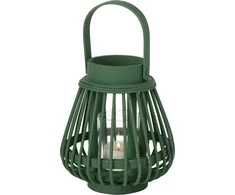Boltze bambuko žibintas Ilvie, 16 cm, arbatinė žvakė