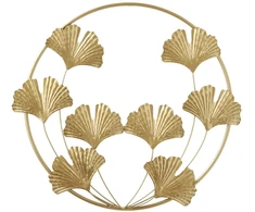 Boltze Sieninė dekoracija Ginko, metalinė, 53 x 3 x 49 cm