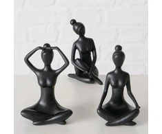 Boltze Dekoratyvinė figūrėlė Joga, moteris, 10 cm