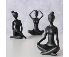 Boltze Dekoratyvinė figūrėlė Joga, moteris, 10 cm