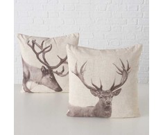 Boltze Dekoratyvinė medvilninė pagalvėlė STAG, 45 x 45 cm