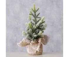 Boltze dirbtinė Kalėdų eglutė džiuto vazone TANNE, 22 cm