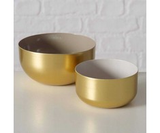 Boltze Gold dekoratyviniai dubenys, 2 vnt