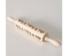 Boltze Grawerowany wałek świąteczny wzór BAKERY