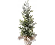Boltze Home dirbtinė Kalėdų eglutė džiuto vazone TANNE, 40 cm