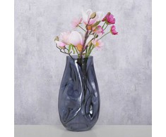 Boltze Home Vaza stiklinis LOJIN, metalo sp. šešėlis, 27,8 cm