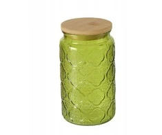 Boltze IMOLA Bamboo Lid Jar, 1000 ml