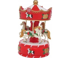 Boltze JOLYNA Kalėdinė muzikinė dėžutė, aukštis 17 cm