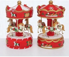 Boltze JOLYNA Kalėdinė muzikinė dėžutė, aukštis 17 cm