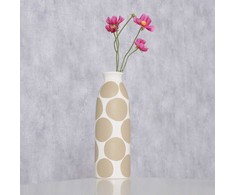 Boltze Keraminė vaza su grafiniu raštu PUNTY, 28 cm