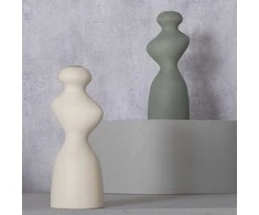 Boltze Keraminė netaisyklingos formos žvakidė MORANA, 22 cm