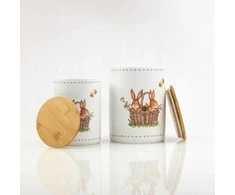 Boltze Keraminiai virtuvės indai CHARMY, zuikio raštas, 2 vnt