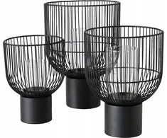 Boltze Metalinės žvakidės CANDY, 3 vnt