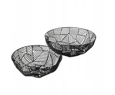 Boltze Metaliniai dekoratyviniai dubenėliai GRAPHIN, 2 vnt. Ø 25-30 cm