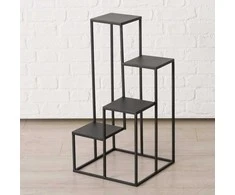Boltze REMUS 4 pakopų metalinis gėlių stovas, 68 cm