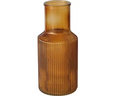 Boltze Ribbed Glass Vaza MISAM, 22 cm