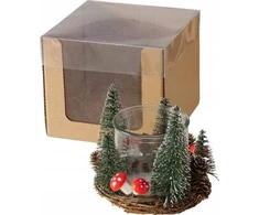 Kalėdinė žvakidė Boltze PASAKA, aukštis 13,9 cm