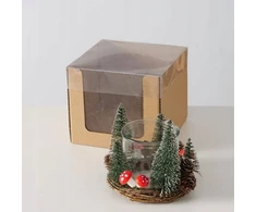Kalėdinė žvakidė Boltze PASAKA, aukštis 13,9 cm