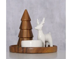 Boltze žvakidė su Kalėdų eglute ir SKANDO figūrėle, aukštis 12 cm